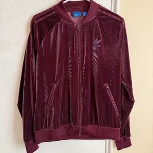 Adidas Velour Track Jacket